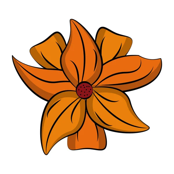Beau symbole de fleur — Image vectorielle