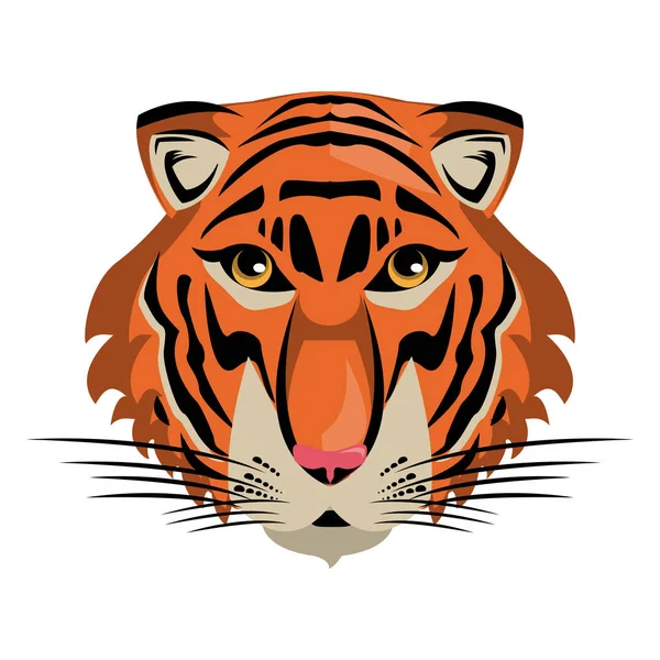 Wildtier Tiger — Stockvektor