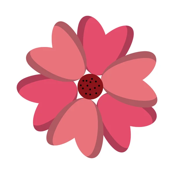 Beautiful flower symbol — Stock Vector