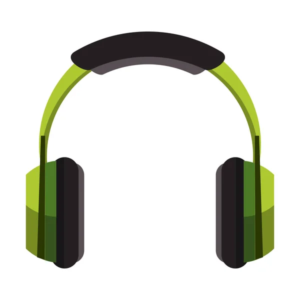 Casque de musique dispositif — Image vectorielle