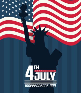 ABD Bağımsızlık Günü kartı
