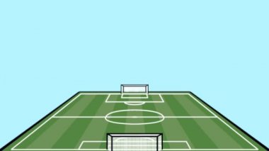 Üniformalar futbol maçı takım animasyon karşı