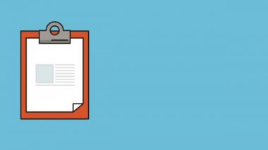 Denetim listesi Pano kağıt animasyon