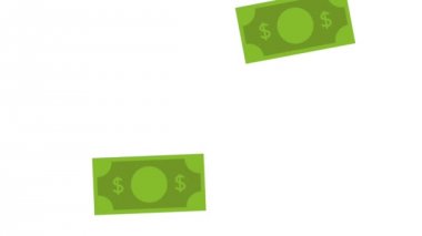 faturaları para animasyon yağmur