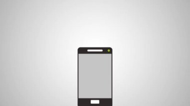 bitcoin e-ticaret animasyon ile Smartphone