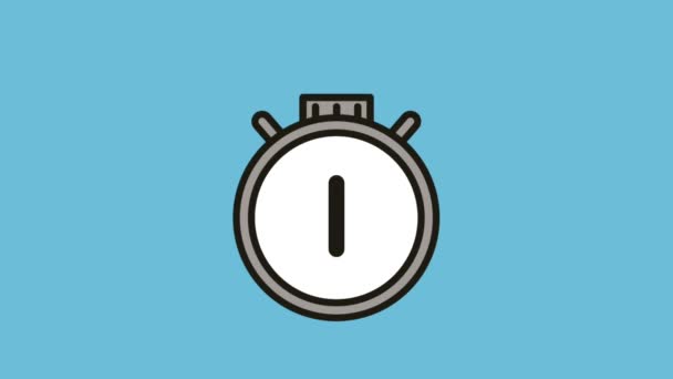 chronomètre minuterie mesure animation 