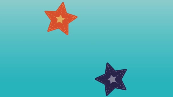 Les étoiles de mer tombent définition HD 