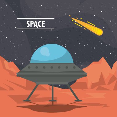 UFO Uzay gemisi Mars