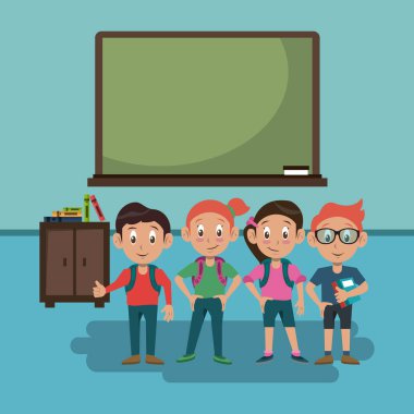 Sınıf öğrencileri çocuklar