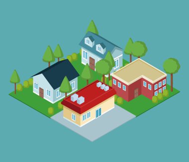 Evlerin izometrik grup