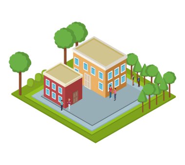 Evlerin izometrik grup