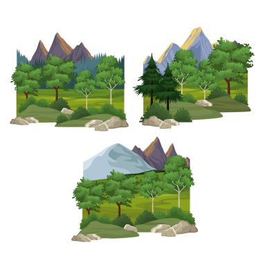 Doğa manzaraları kümesi