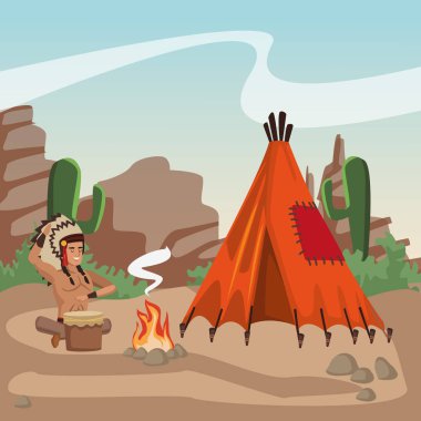 Kızılderili Köyü'nde