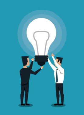 Businessmens ampul ile