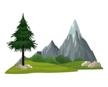 İzole doğa manzara