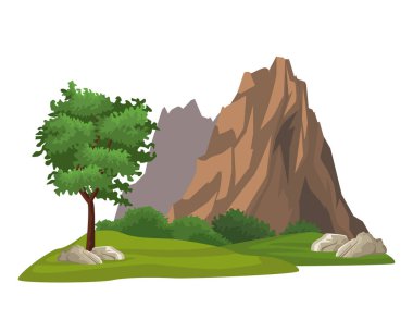 İzole doğa manzara