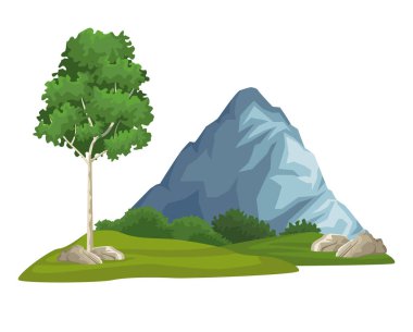 İzole doğa manzara