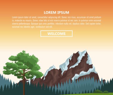 Güzel manzara Infographic