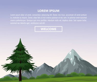 Güzel manzara Infographic