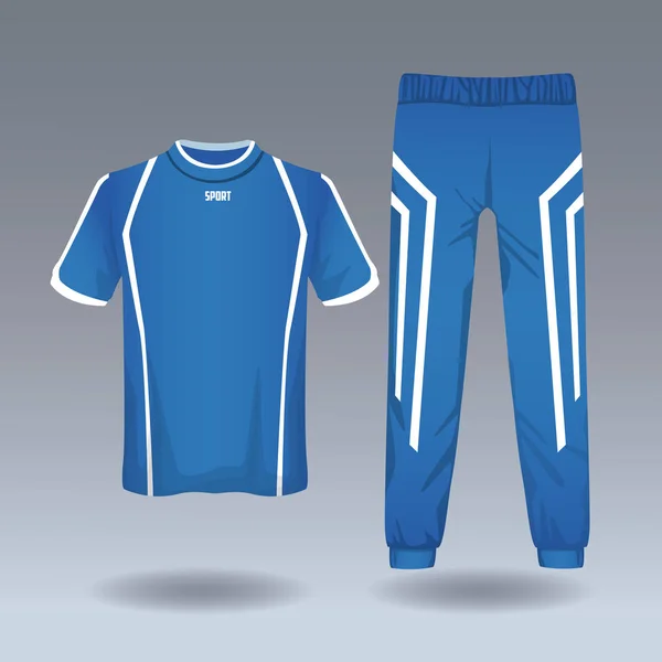 Ropa deportiva masculina — Vector de stock