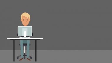 Programcı ofisinde Hd animasyon