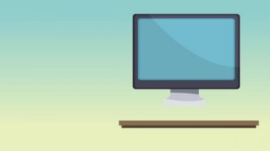 Menkul Kıymetler Borsası istatistikleri Hd animasyon ile işadamı