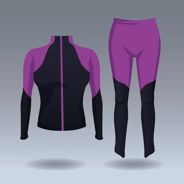 Fitness women jacket and pants