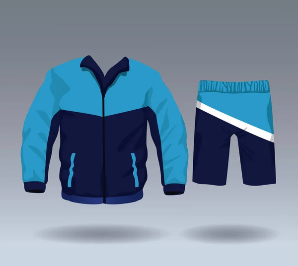 Спортивная одежда для мужчин — стоковый вектор