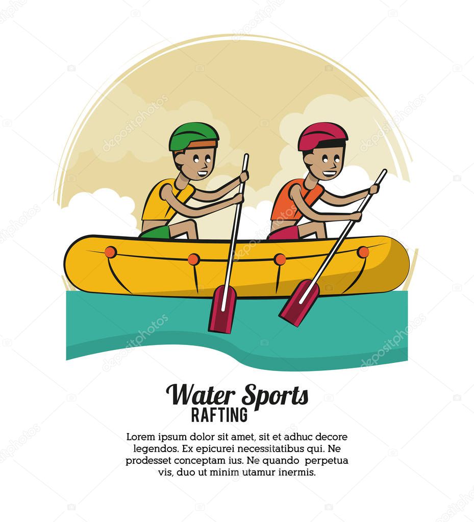 Water sports infographic