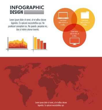 Infographic teknoloji tasarım