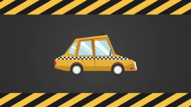 Taksi uygulama tasarımı Hd animasyon