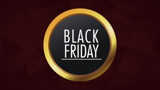 Black friday special offers HD animation — Stock Video