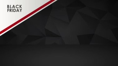 Siyah Cuma tasarım Hd animasyon