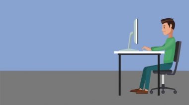 Web geliştiricileri ofisinde Hd animasyon