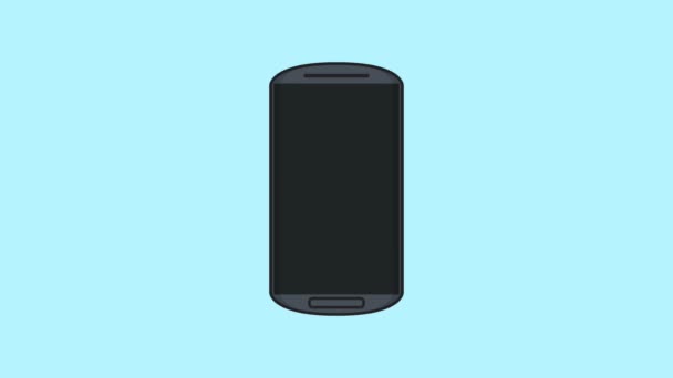 Réseaux sociaux profil de femme animation HD 