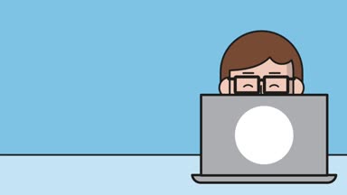 Ofiste Hd animasyon konuşmayı ekip çalışması