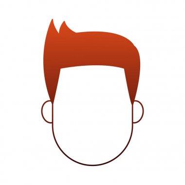 Adam meçhul karikatür kırmızı çizgiler üzerinde