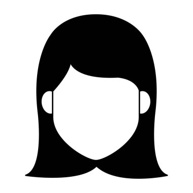 siyah ve beyaz kadın meçhul karikatür