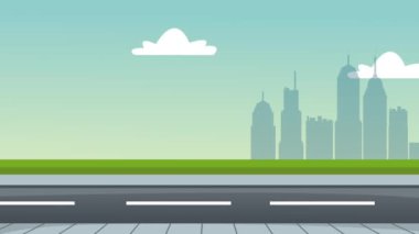 Adam bir araba Hd animasyon