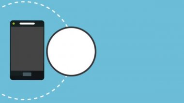 Smartphone Gps uygulama Hd animasyon