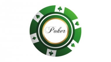 Poker casino oyun kavramını Hd animasyon