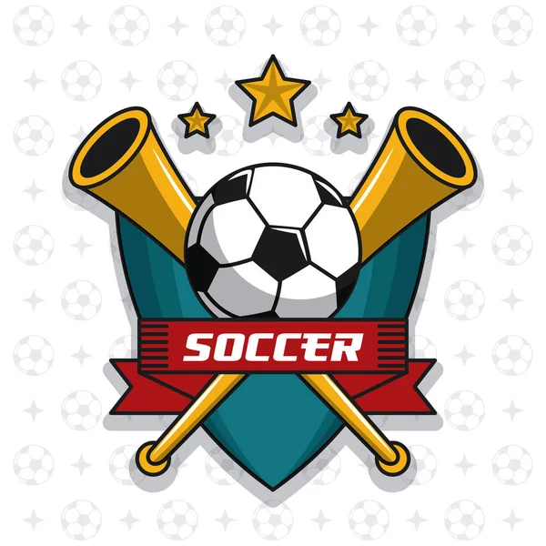 Soccer tournament league — Stock Vector