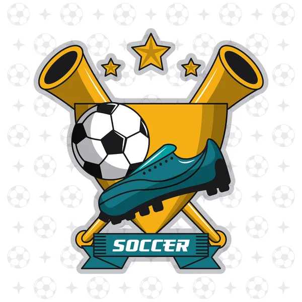 Liga torneo de fútbol — Vector de stock