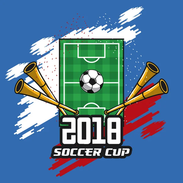 Soccer cup concept — Stock Vector