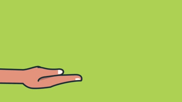 Smartphone à l'intérieur du sac animation HD 