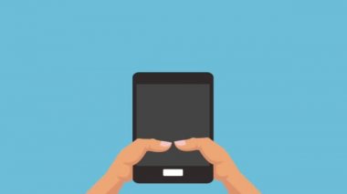 Internet üzerinde Hd animasyon gezinme Smartphone