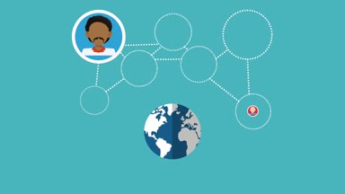 Dünya Hd animasyon etrafında insanlar