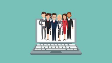 İş takım çalışması online Hd animasyon