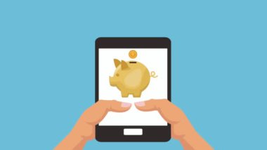 Smartphone Hd animasyon uygulamadan banka