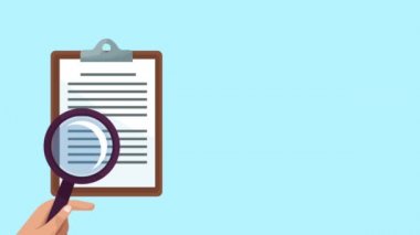 Belge olan büyüteç Hd animasyon arıyor